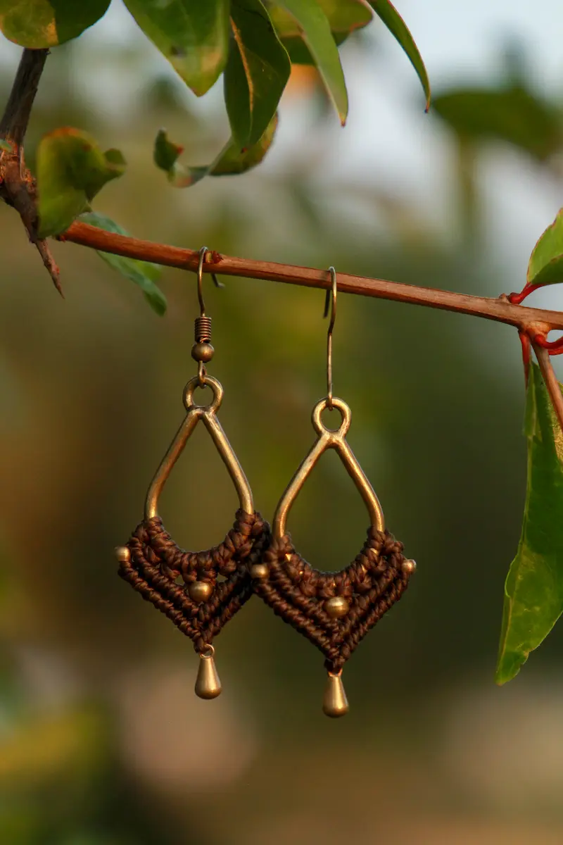 Pendiente Mini Danu de Macramé